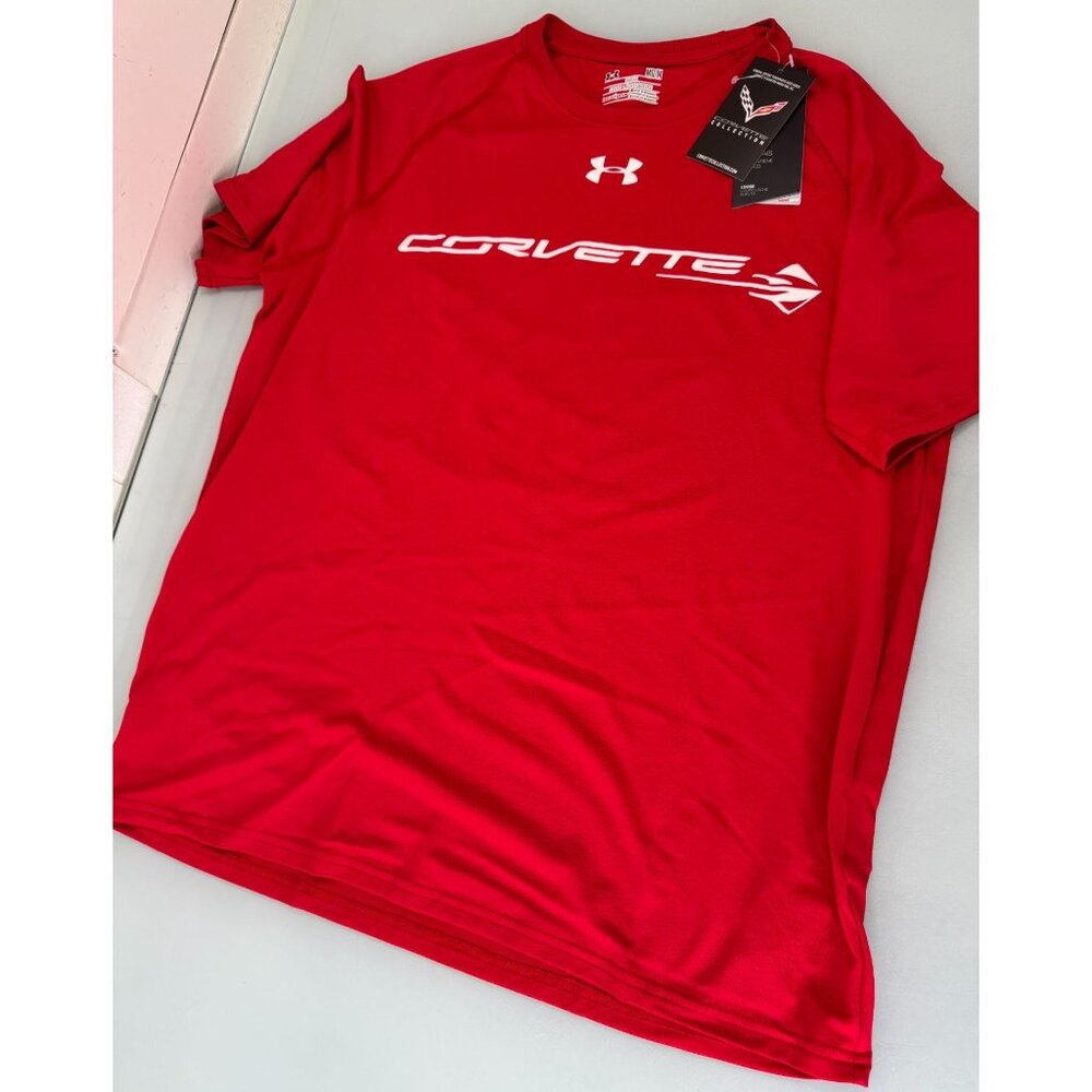 Corvette Under Armour Performance T Shirt Mens Medium M Short Sleeve Loose fit